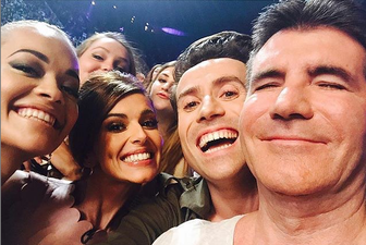 Cheryl Fernandez-Versini Posts Hilarious Snap of Simon Cowell At X Factor Auditions