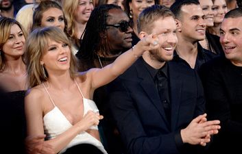 Taylor Swift Gave Calvin Harris A Very Special Message Last Night
