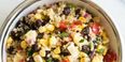 Food For Thought: A Quick Homemade Recipe For Mexican Quinoa Salad with Black Beans, Corn and Tomatoes
