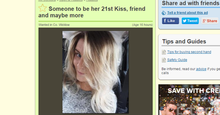 PIC: One Wicklow Girl Has Come Up With The Most Original Way To Find Her Best Friend A Date