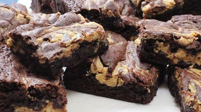 Sunday Sweet Treat: Peanut Butter Swirl Chocolate Brownies