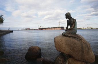 Copenhagen’s Little Mermaid Statue Just Got A Brand New Look… Thanks To The Irish