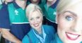 Two Aer Lingus Air Hostesses Had a Close Encounter With The Irish Rugby Team