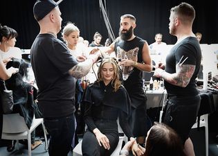 Backstage Beauty at London Fashion Week