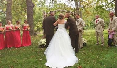 Father-of-the-Bride Asks Daughter’s Stepdad to Join Them For Walk Down the Aisle
