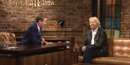 Richard Branson Has An Issue With Ryan Tubridy’s Dress Sense