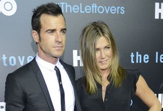 Jennifer Aniston and Justin Theroux Make Red Carpet Debut as Married Couple