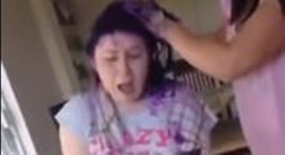VIDEO: Irish Mammy Helps Her Daughter Dye Her Hair Purple (with Hilarious Results)