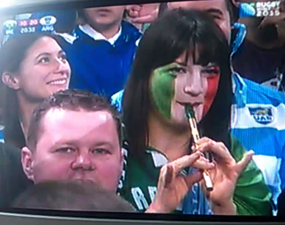 Remember Tin Whistle Girl From Yesterday’s Ireland Game? What She Did Next Is Pretty Amazing