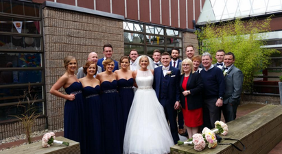 “I Couldn’t Help But Think David Wasn’t Going To Be There” – The Special Reason One Bride Went Back To School On Her Wedding Day