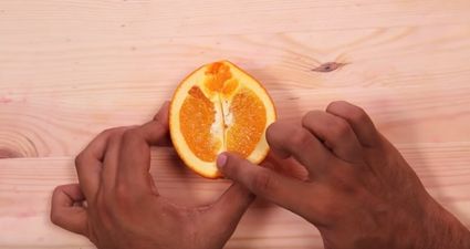 WATCH: This Man Is Teaching Sex Ed Demonstrations To Pleasure A Woman… Using Fruit