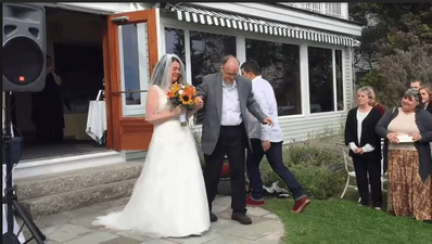 WATCH: A Wheelchair User Surprised His Daughter By Walking Her Down The Aisle In The Most Emotional Video Ever