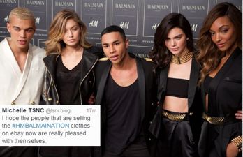 Balmain x H&M Sells Out And People Lose Their Minds