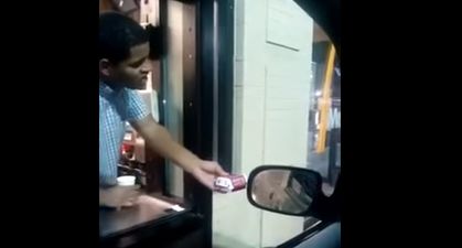 McDonalds Worker Filmed Taunting Homeless Man With Food Before Throwing Drink In His Face