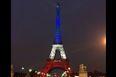 PIC: The Eiffel Tower Lights Up For The First Time Since Friday Night’s Attack In Country’s Colours