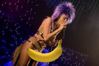 Miley Cryus Open Dead Petz Tour Wearing Fake Strap-On Penis