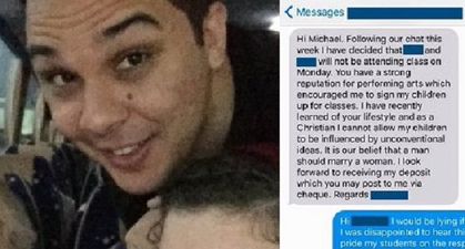 Gay Drama Teacher Has The Best Response To A Mum Who Pulled Her Children From His Class