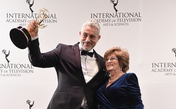 Baz And His Hero Of A Mammy Nancy Have Gone And Won An International Emmy
