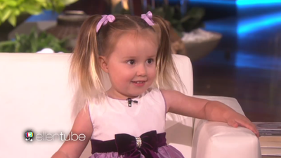 VIDEO: Ellen DeGeneres Had The Cutest Three-Year-Old On Her Show This Week And The World Is In Love With Her