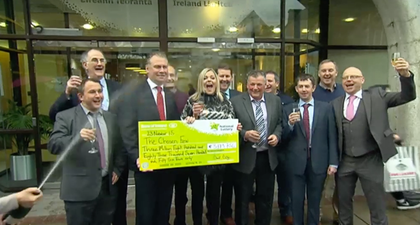 Remember that Syndicate That Won The Lotto? Well One Winner Mortified Herself On Telly