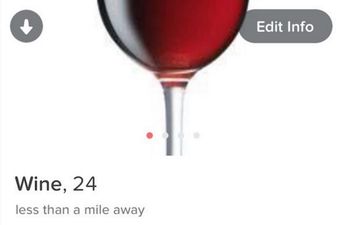 Man Joins Tinder As A Glass Of Wine And The Reaction Is Too Much