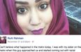 Muslim Woman Thanks Train Passengers For Defending Her Against Racist Abuse On Train