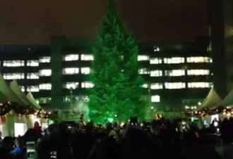 WATCH: Dublin’s Massive Rockefeller Style Christmas Tree Has Just Been Lit And It Is Magic
