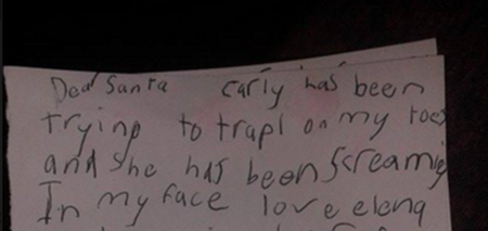 Eight-Year-Old Dublin Girl Writes Brilliant Letter To Santa Asking For A Very Special Present For Her Sister