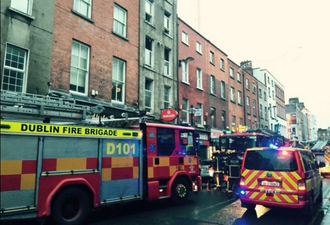 Capel Street Closed For Most Of Afternoon As Dublin Fire Brigade And Gardaí Deal With Fire In Apartment