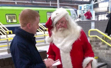 Oops… Santa Train Causes Travel Chaos In Dublin Today