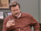 Join Ron Swanson For A Whiskey In This Brilliant Video