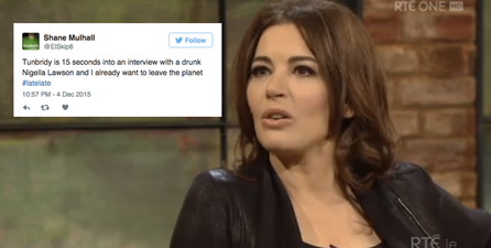 Twitter Could Hardly Look At Ryan And Nigella’s “Awkward” Late Late Interview