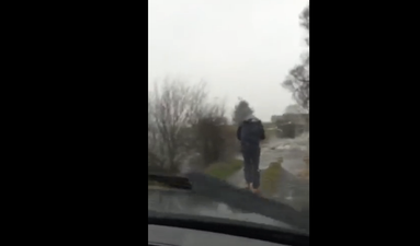 VIDEO: River Deep, Mountain High – This Man Had To Go To Severe Lengths To Get To A Wedding Today