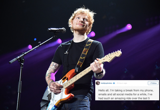 Ed Sheeran Decides To Quit Social Media
