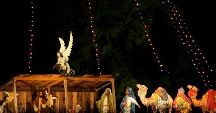 Oh, Hay There… Driver Hides From Police In Nativity Scene After Crashing Car