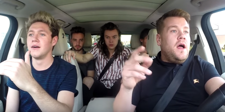 WATCH: One Direction Take On James Corden’s Carpool Karaoke
