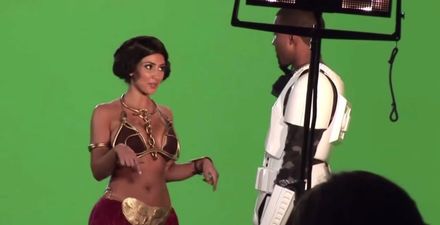VIDEO: Where It All Began… Kanye And Kim On Set Of Star Wars Parody In 2008
