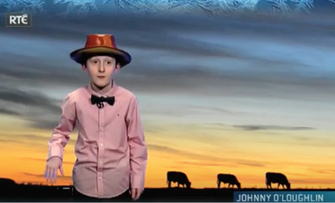 Toy Show Star Johnny Presents His First Weather Forecast 