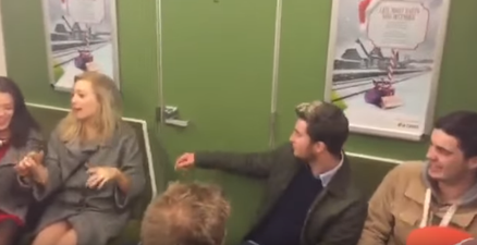 WATCH: Two Groups Who Met Spontaneously On The DART Just Created The Ultimate Teresa Mannion Rap