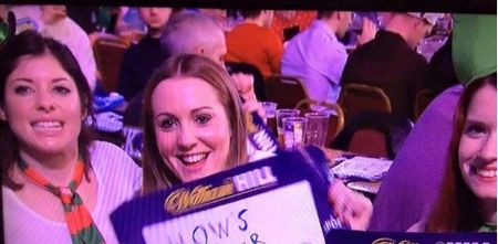 PIC: These Irish Girls Had A Very Naughty Question For The Nation At The Darts