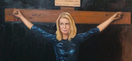 PICTURE: Katie Hopkins Has Been Crucified In A Painting