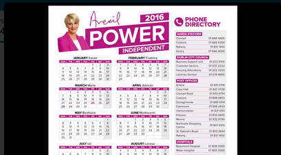 Averil Power Uses Oireachtas Service To Print 73,000 Calendars