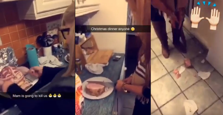 WATCH: One Irish Mammy Is About To Be Raging When She Sees What Happened To Her Christmas Turkey