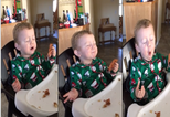 VIDEO: 18-Month-Old Tastes Bacon For The First Time And His Reaction Is Too Funny