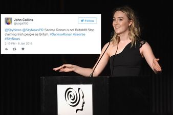 A Sky News Reporter Called Saoirse Ronan “One Of Ours” And Twitter Is Fuming