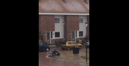 VIDEO: This Guy Keeps Slipping On Ice And We Feel His Pain