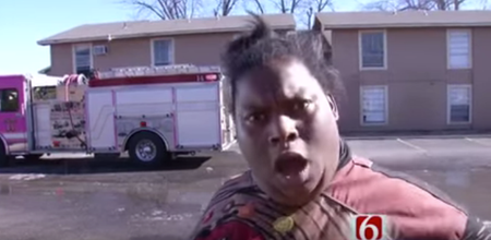 WATCH: This Woman’s Reaction To A House Fire Needs a Remix NOW
