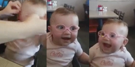 WATCH: Little Baby Getting Glasses Encouraged People To Share Their Story