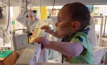 WATCH: Toddler’s Reaction to A Special Hospital Visit Will Melt Your Heart