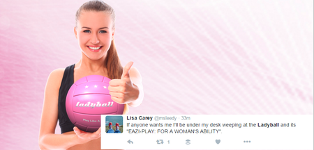 New “Lady Ball” Football Which Caters To “A Woman’s Ability” Is Not Going Down Well